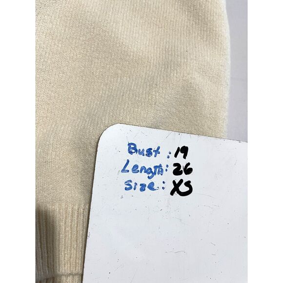 Cream Sleeveless Knit Top - Picture 5 of 5